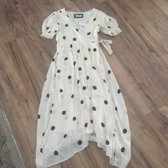 NWT Anthropologie Maeve Breanna Polka Dot Dress 8 - Picture 5 of 7